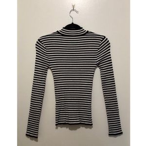 Forever 21 Tops - Forever 21 Striped Mock Neck Knit Top Forever 21 Tops - Forever 21 Striped Mock Neck Knit Top